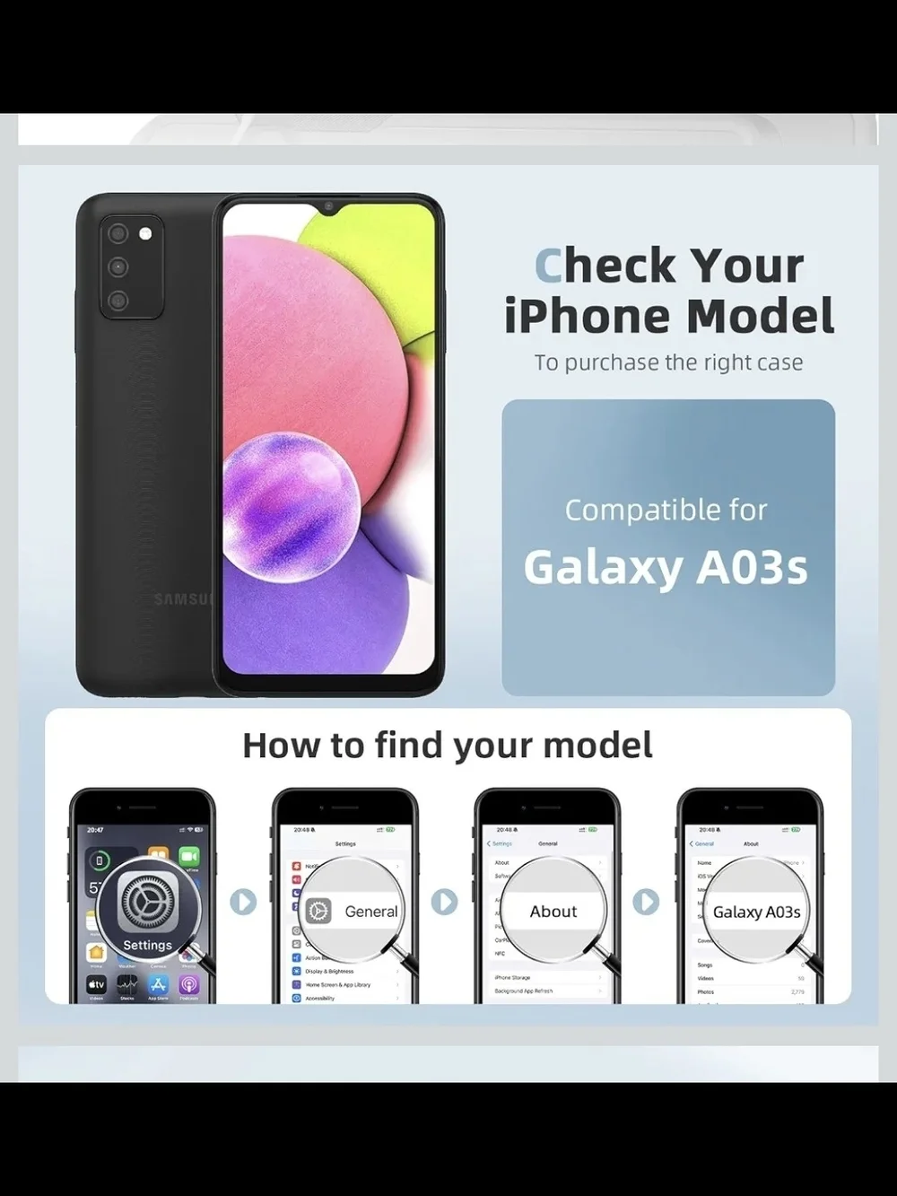 Joyoze samsung galaxy A03s 6.5